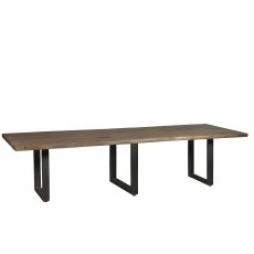 Baumtisch Flowerwood Dining Table With Iron Feet