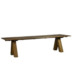 Ada Rectangular Iron Wood 3m Dining Table