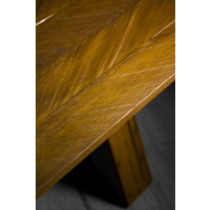 Ada Rectangular Iron Wood 3m Dining Table