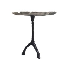 Silver Leaf Side Table