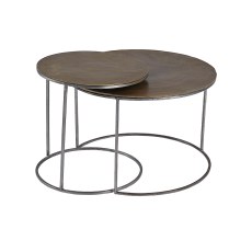 Circular Coffee Table Set Of 2