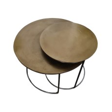 Circular Coffee Table Set Of 2