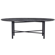 Blue Stone & Iron 2.2m Dining Table