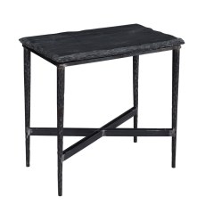 End Table Slate & Iron