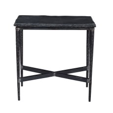 End Table Slate & Iron