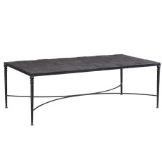 Coffee Table Blue Stone & Iron