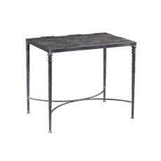 End Table Blue Stone & Iron