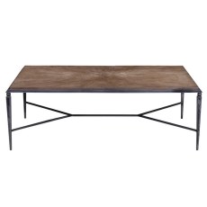 Coffee Table Oak & Iron