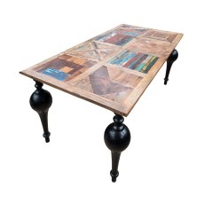 Henry V 1.8m Dining Table With Turned Legs