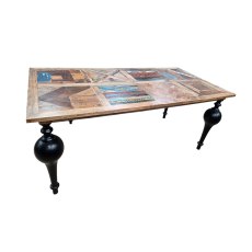 Henry V 1.8m Dining Table With Turned Legs