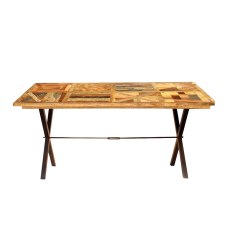 Henry V 2.4m Dining Table With Cross Legs