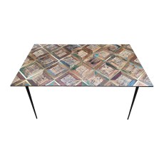 Gold Strip Dining Table