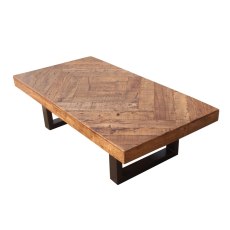 Shuttering Parquet Coffee Table