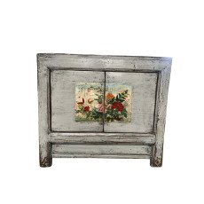 Floral 2 Door Cabinet