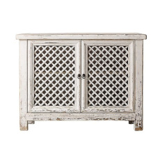 White Gloss 2 Door Cabinet