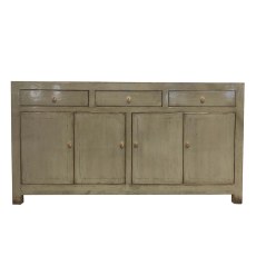 Dove Grey 3 Drawer 4 Door Cabinet