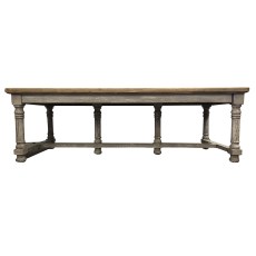 Natural & Grey Dining Table
