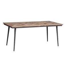 Reclaimed Elm Parquet Top 1.8m Dining Table Reclaimed Elm Parquet Top 1.8m Dining Table