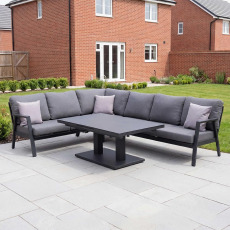 Phoenix L Shape Sofa Set & Rectangular Extending Table
