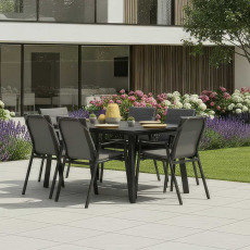 Zara Dining Set in Grey