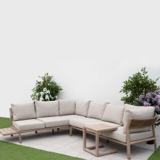 Eleanor Lefthand Platform Corner Sofa Lounging Set