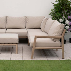 Eleanor Corner Sofa Set With Square Footstool