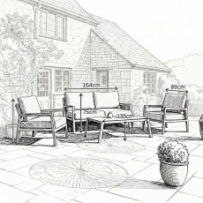 Eleanor Sofa Set & Rectangular Coffee Table