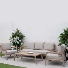Eleanor Sofa Set With Rectangular Coffee Table