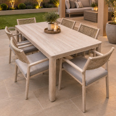 Eleanor 6 Seat Dining Set & Rectangular Table