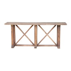 Double Leg Console Table