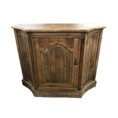 1 Door Cabinet With Curved Sides