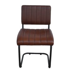 Iron & Leather Chair