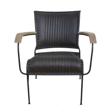 Iron & Leather Chair